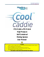HydroMist cool caddie FTC-P-18-5 User Manual preview