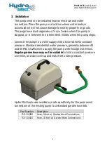 Предварительный просмотр 6 страницы HydroMist F10-04-025 User Manual