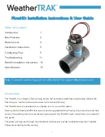 Preview for 2 page of HydroPoint WeathrerTRAK FlowHD Installation Instructions & User Manual