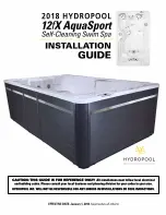 Hydropool AquaSport 12fX Installation Manual preview