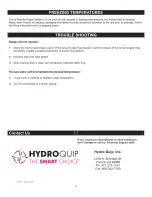 Preview for 6 page of HydroQuip HEAT-MAX RHS-5.5 Operation & Installation Instructions