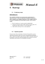 Preview for 7 page of HYDROSCAND 9082-03-00 Manual