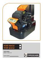 HYDROSCAND AutoCal H24D User Manual предпросмотр