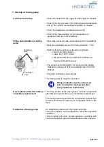 Предварительный просмотр 42 страницы Hydrotec HydroDOS HD550G Operation And Maintenance Manual