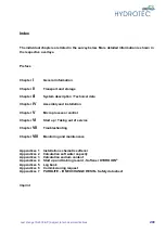 Preview for 2 page of Hydrotec HYDROION VAD 125-CS 1 Operating And Maintenance Manual