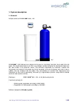 Preview for 12 page of Hydrotec HYDROION VAD 125-CS 1 Operating And Maintenance Manual