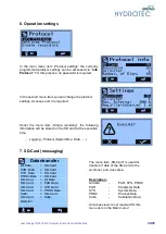 Preview for 46 page of Hydrotec HYDROION VAD 125-CS 1 Operating And Maintenance Manual