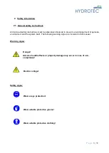 Предварительный просмотр 8 страницы Hydrotec HYDROWELL Compact 10E Operating And Maintenance Manual