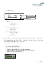 Предварительный просмотр 22 страницы Hydrotec HYDROWELL Compact 10E Operating And Maintenance Manual