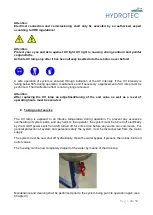 Предварительный просмотр 24 страницы Hydrotec HYDROWELL Compact 10E Operating And Maintenance Manual