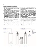 Предварительный просмотр 5 страницы Hydrotech 15100300 Owner'S Manual