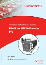 Hydrotech HSF2600 Series Operation & Maintenance Manual preview