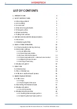 Preview for 2 page of Hydrotech HSF2600 Series Operation & Maintenance Manual