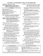 Preview for 8 page of Hydrotech UV A/O-1 Installation Manual & Owner'S Manual