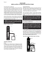 Preview for 8 page of HydroTherm HV-100 Installation & Operating Instructions Manual