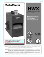 Preview for 1 page of HydroTherm HWX 70-195 Manual