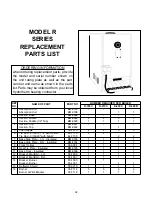 Preview for 32 page of HydroTherm MultiTemp MR Series Installation Manual And Replacement Parts List