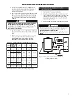 Preview for 11 page of HydroTherm VGX 288 Installation And Operation Instructions Manual