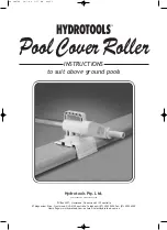 HydroTools Pool Cover Roller Instructions preview