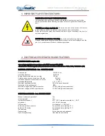 Preview for 3 page of Hydrover OXYMATIC smart Installation, Programming & Maintenance Manual