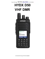 Предварительный просмотр 1 страницы HYDX HYDX-D50 User Manual