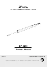 Предварительный просмотр 1 страницы Hyena BP-B250 Product Manual