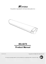 Hyena BS-A370 Product Manual предпросмотр