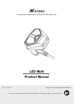 Hyena LED Multi Product Manual предпросмотр