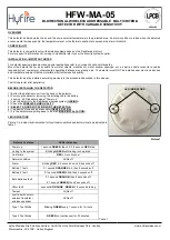 Предварительный просмотр 1 страницы hyfire HFW-MA-05 Instructions