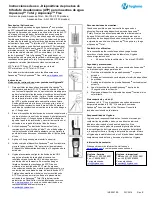 Preview for 2 page of Hygiena AQ-100FX Directions For Use Manual