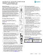 Preview for 10 page of Hygiena AQ-100FX Directions For Use Manual