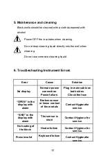 Preview for 15 page of Hygiena IB003 Operation Manual