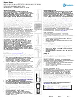 Preview for 5 page of Hygiena SuperSnap SUS3000 Manual