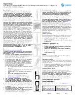 Preview for 6 page of Hygiena SuperSnap SUS3000 Manual