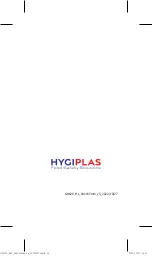 Предварительный просмотр 16 страницы HYGIPLAS GH628 Instruction Manual