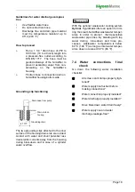 Preview for 18 page of HygroMatik MiniSteam MSE05 Manual