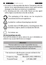 Предварительный просмотр 34 страницы HYKKER SOUND STORM User Manual