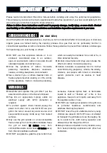 Preview for 2 page of hykolity WPG-570SQIN-OZK Owner'S Manual