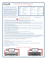 hylite HL-GT8-4F-18W-30K Installation/Retrofit Manual предпросмотр