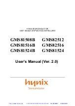 Hynix Semiconductor GMS81508B K User Manual предпросмотр