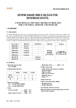 Предварительный просмотр 5 страницы Hynix Semiconductor HMS81004E User Manual