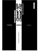 HYOSUNG 2002 Comet 125 Service Manual preview