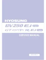 HYOSUNG Aquila GT250 Ej Service Manual preview