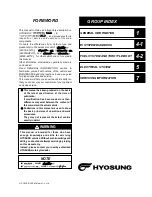 Preview for 2 page of HYOSUNG Aquila GT250 Ej Service Manual