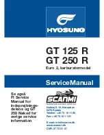 HYOSUNG Aquila GT250 R Ej Service Manual preview