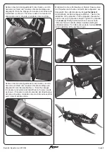 Предварительный просмотр 5 страницы HYPE F4U Corsair Instruction Manual