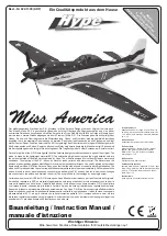 HYPE Miss America P-51 Instruction Manual предпросмотр