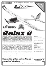 Preview for 1 page of HYPE relax II Instruction Manuals