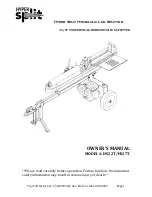 Предварительный просмотр 1 страницы Hyper Split HS22T Owner'S Manual