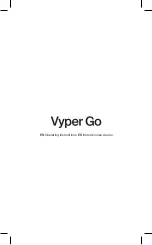 Preview for 1 page of HYPERICE Vyper Go Operating Instructions Manual